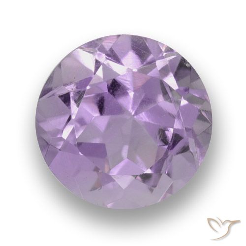 2.78ct Natural Violeta Médio-claro Ametista, Redondo, VVS-VS