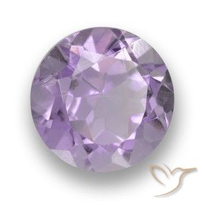 Ametista Violeta Médio-claro Natural 2.78ct, Redondo, VVS-VS