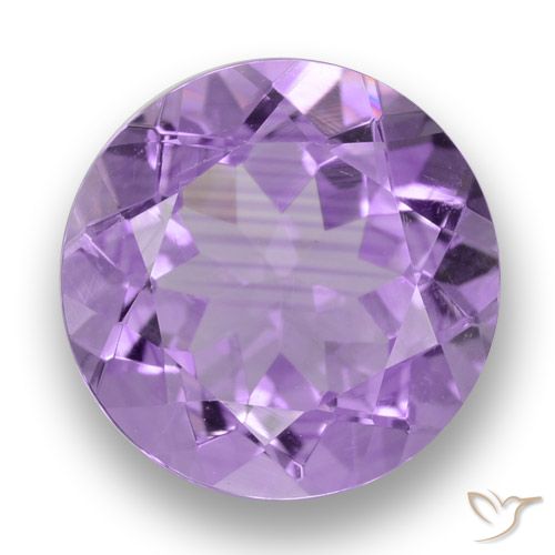 3.41ct Natural Violeta médio Ametista, Redondo, VVS