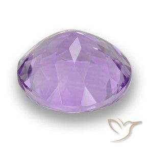Ametista Violeta médio Natural 3.41ct, Redondo, VVS