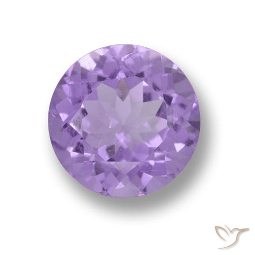 3.60ct Natural Violeta médio Ametista, Redondo, VVS