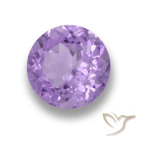 Ametista Violeta médio Natural 3.60ct, Redondo, VVS