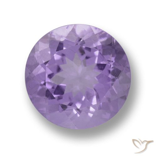 3.20ct Natural Violeta médio Ametista, Redondo, VVS