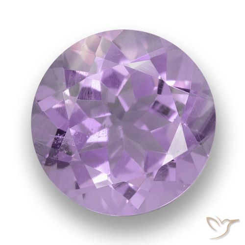 3.23ct Natural íris violeta Ametista, Redondo, VS