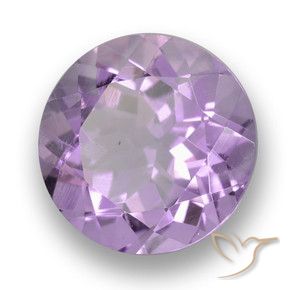 Ametista íris violeta Natural 3.23ct, Redondo, VS