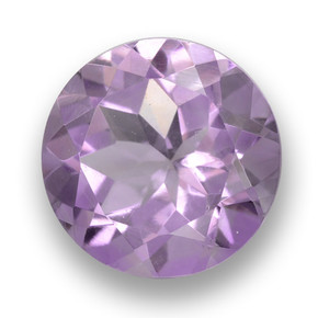 Ametista Violeta médio Natural 3.24ct, Corte Redondo, VVS-VS