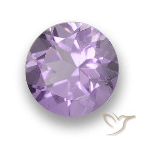 Ametista Violeta Médio-claro Natural 2.64ct, Redondo, VS