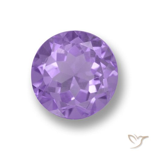 2.76ct Natural Profundo Iris Violeta Ametista, Redondo, VVS