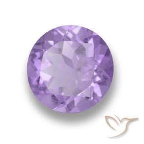 Ametista Rosa Violeta Médio Natural 2.31ct, Redondo, VVS