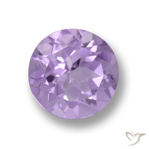 2.40ct Natural Violeta Médio-claro Ametista, Redondo, VVS