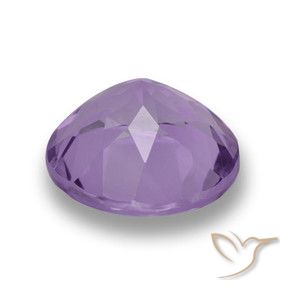 Ametista Violeta Médio-claro Natural 3.29ct, Redondo, VVS