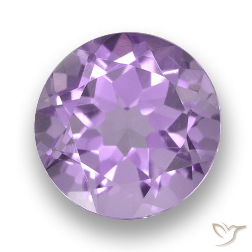 2.74ct Natural Violeta rosado Ametista, Redondo, VVS