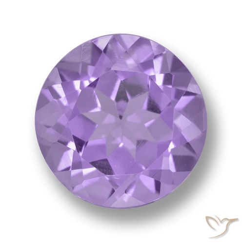 3.36ct Natural Violeta médio Ametista, Redondo, VVS