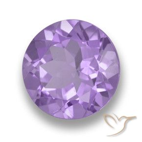 Ametista Violeta médio Natural 3.36ct, Redondo, VVS