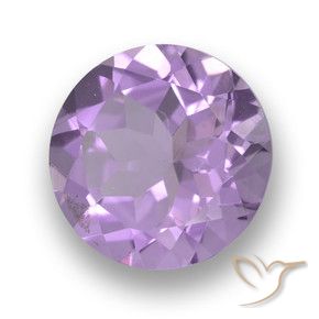 Ametista Violeta médio Natural 3.24ct, Redondo, VVS