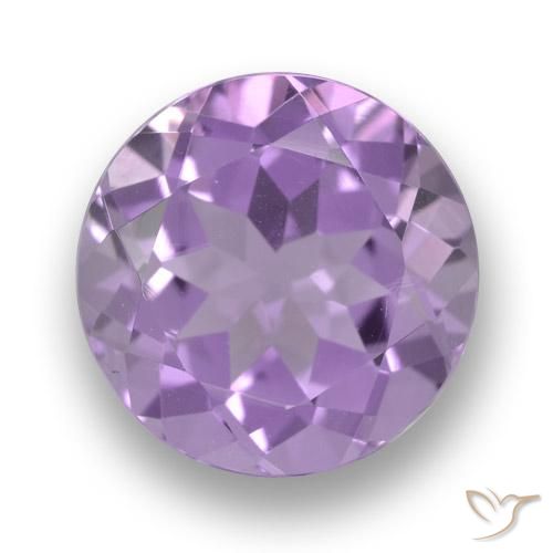 3.47ct Natural Violeta médio Ametista, Redondo, VVS