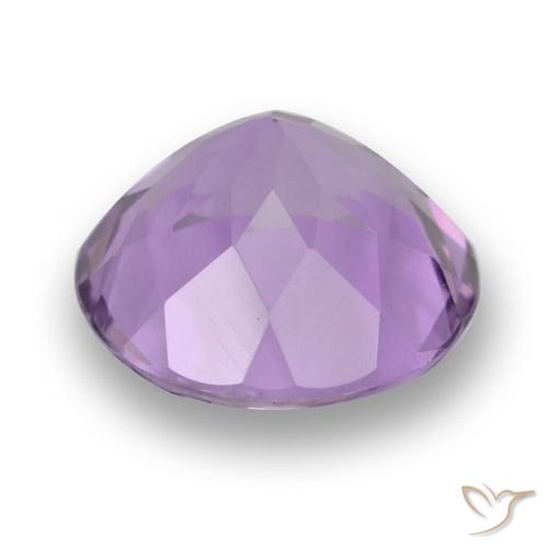 Ametista Violeta médio Natural 3.47ct, Redondo, VVS