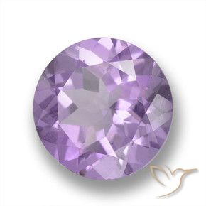 Ametista Violeta médio Natural 3.20ct, Redondo, VVS