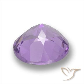 Ametista Violeta médio Natural 3.20ct, Redondo, VVS