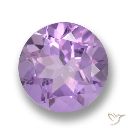 3.21ct Natural Violeta médio Ametista, Redondo, VVS