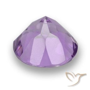 Ametista Violeta Médio-claro Natural 2.37ct, Redondo, VVS-VS