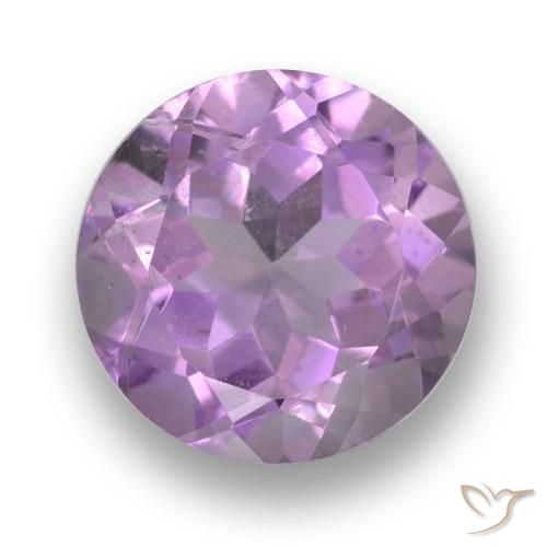 2.63ct Natural Violeta rosado Ametista, Redondo, VS