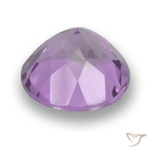 Ametista Violeta rosado Natural 2.63ct, Redondo, VS