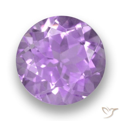 3.71ct Natural Violeta Púrpura Ametista, Redondo, VS