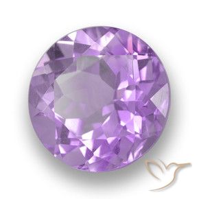 Ametista Violeta Púrpura Natural 3.71ct, Redondo, VS