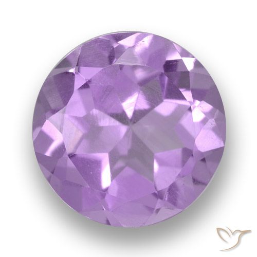 2.63ct Natural Violeta Rosado Brilhante Ametista, Redondo, VVS
