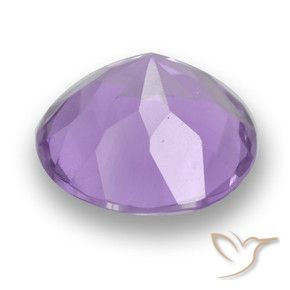 Ametista Violeta Rosado Brilhante Natural 2.63ct, Redondo, VVS