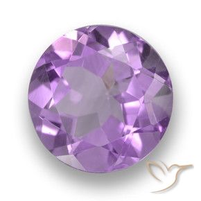 Ametista Violeta Rosado Médio Natural 2.52ct, Redondo, VVS