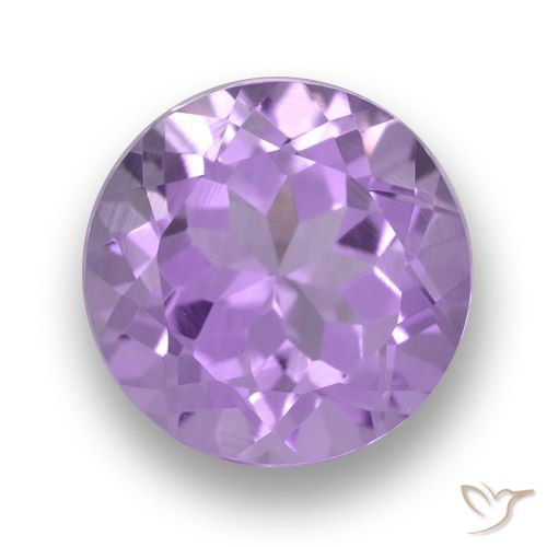 3.64ct Natural Violeta rosado Ametista, Redondo, VVS