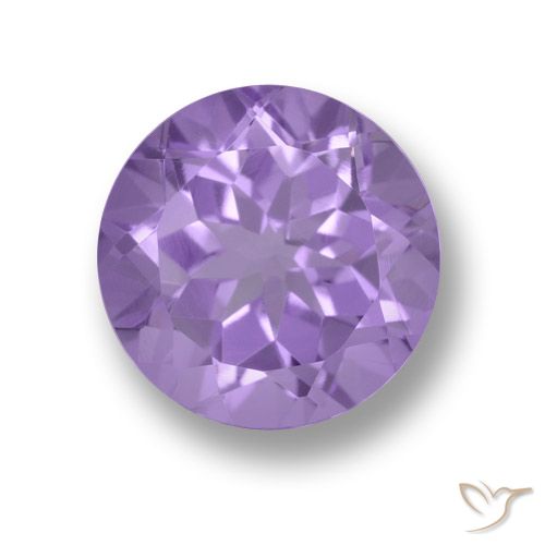 3.49ct Natural Violeta médio Ametista, Redondo, VVS