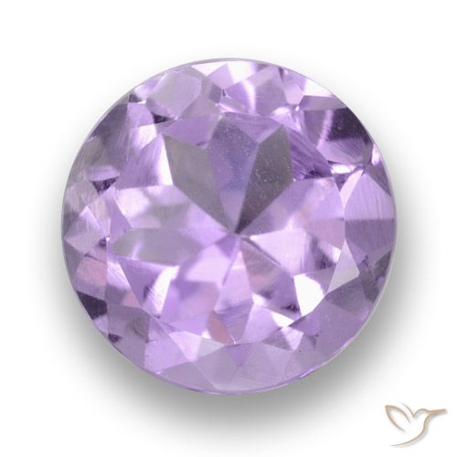 Ametista Violeta médio Natural 2.91ct, Corte Redondo, VVS