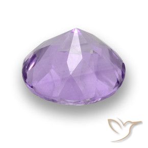 Ametista Violeta médio Natural 2.91ct, Corte Redondo, VVS