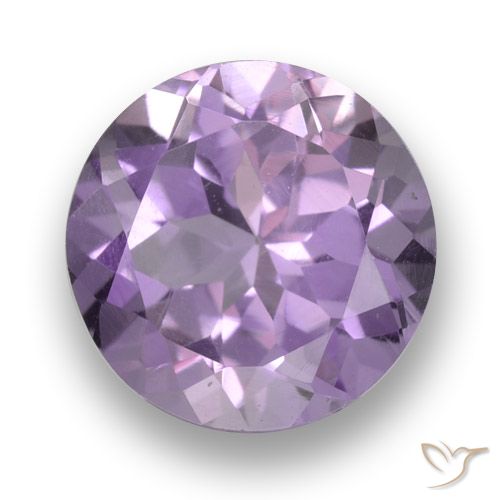2.54ct Natural Rosa Violeta Médio Ametista, Redondo, VVS