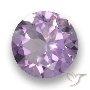 Ametista Rosa Violeta Médio Natural 2.54ct, Redondo, VVS
