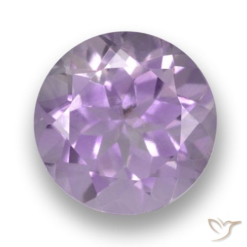 3.49ct Natural Violeta claro Ametista, Redondo, VVS