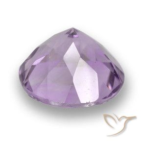 Ametista Violeta claro Natural 3.49ct, Redondo, VVS