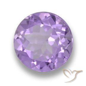 Ametista Violeta médio Natural 2.63ct, Redondo, VVS
