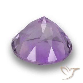 Ametista Violeta rosado Natural 4.70ct, Redondo, VVS-VS