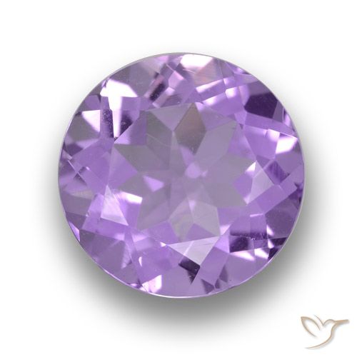 4.12ct Natural Violeta médio Ametista, Redondo, VVS-VS