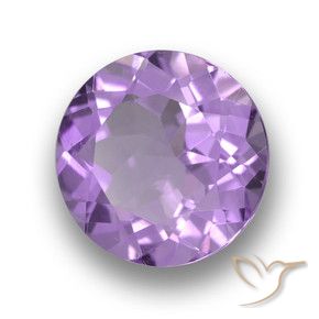Ametista Violeta médio Natural 4.12ct, Redondo, VVS-VS