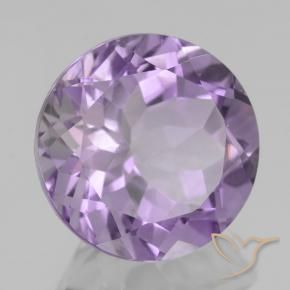 Ametista Violeta Médio-claro Natural 6.16ct, Redondo, VVS-VS
