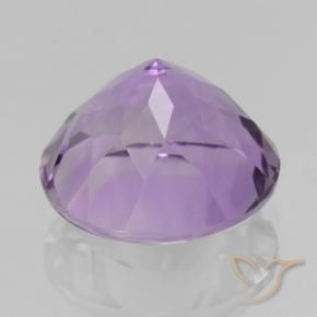 Ametista Violeta Médio-claro Natural 6.16ct, Redondo, VVS-VS