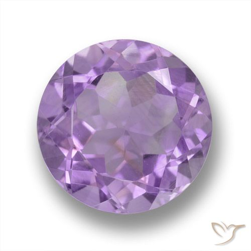 4.41ct Natural Violeta médio Ametista, Redondo, VVS-VS