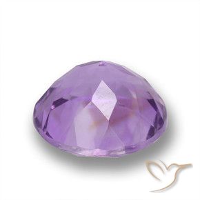 Ametista Violeta médio Natural 4.41ct, Redondo, VVS-VS