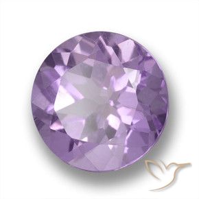 Ametista Violeta médio Natural 4.58ct, Redondo, VVS-VS