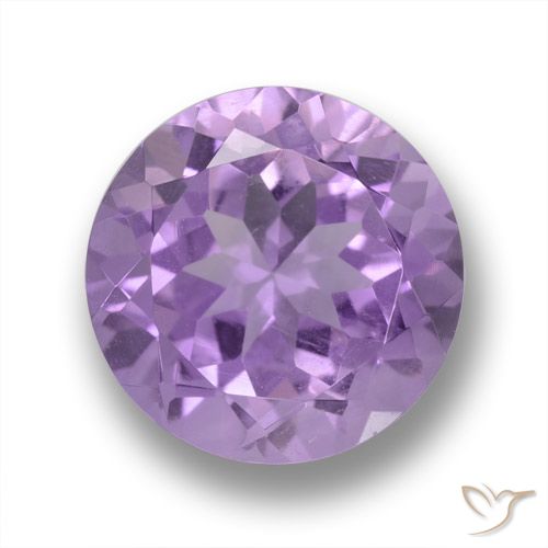 4.38ct Natural Violeta médio Ametista, Redondo, VVS-VS